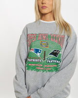 Vintage NFL Super Bowl 'Patriots v Panthers' Sweatshirt <br>M