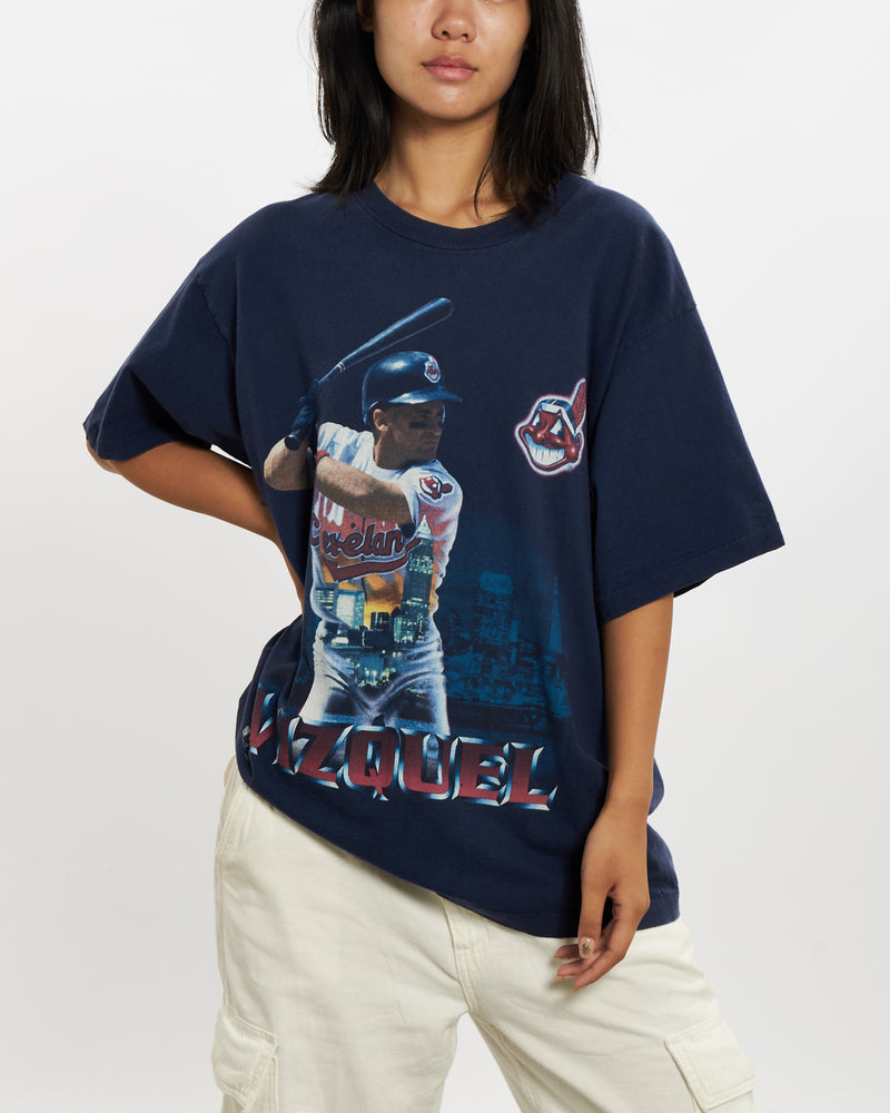 Vintage 1996 MLB Cleveland Indians Tee <br>M