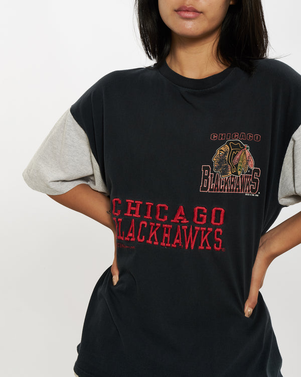 Vintage 1993 NHL Chicago Blackhawks Tee <br>M , The Real Deal , newtown, sydney, australia, thrift store, opshop, preloved, secondhand, sustainable, retro, antique, 70s, 80s, 90s, 2000s, 00s, fashion, clothing, streetwear, trendy, garment, style, boutique, store, shop, archive, sale, cheap, best, top