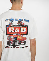 Vintage R&B Auto Centre Tee <br>L , The Real Deal , newtown, sydney, australia, thrift store, opshop, preloved, secondhand, sustainable, retro, antique, 70s, 80s, 90s, 2000s, 00s, fashion, clothing, streetwear, trendy, garment, style, boutique, store, shop, archive, sale, cheap, best, top