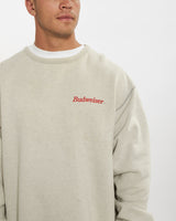 Vintage 90s Budweiser Sweatshirt <br>XL , The Real Deal , newtown, sydney, australia, thrift store, opshop, preloved, secondhand, sustainable, retro, antique, 70s, 80s, 90s, 2000s, 00s, fashion, clothing, streetwear, trendy, garment, style, boutique, store, shop, archive, sale, cheap, best, top