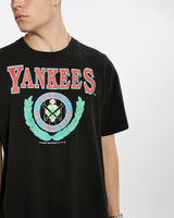 Vintage 1991 MLB New York Yankees Tee <br>L , The Real Deal , newtown, sydney, australia, thrift store, opshop, preloved, secondhand, sustainable, retro, antique, 70s, 80s, 90s, 2000s, 00s, fashion, clothing, streetwear, trendy, garment, style, boutique, store, shop, archive, sale, cheap, best, top