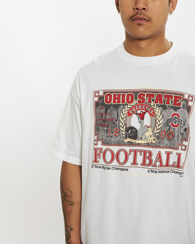 Vintage 1998 NCAA Ohio State Buckeyes Tee <br>XL , The Real Deal , newtown, sydney, australia, thrift store, opshop, preloved, secondhand, sustainable, retro, antique, 70s, 80s, 90s, 2000s, 00s, fashion, clothing, streetwear, trendy, garment, style, boutique, store, shop, archive, sale, cheap, best, top