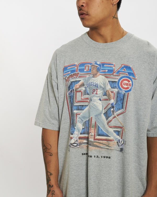 Vintage 1998 MLB Chicago Cubs Tee <br>XL , The Real Deal , newtown, sydney, australia, thrift store, opshop, preloved, secondhand, sustainable, retro, antique, 70s, 80s, 90s, 2000s, 00s, fashion, clothing, streetwear, trendy, garment, style, boutique, store, shop, archive, sale, cheap, best, top