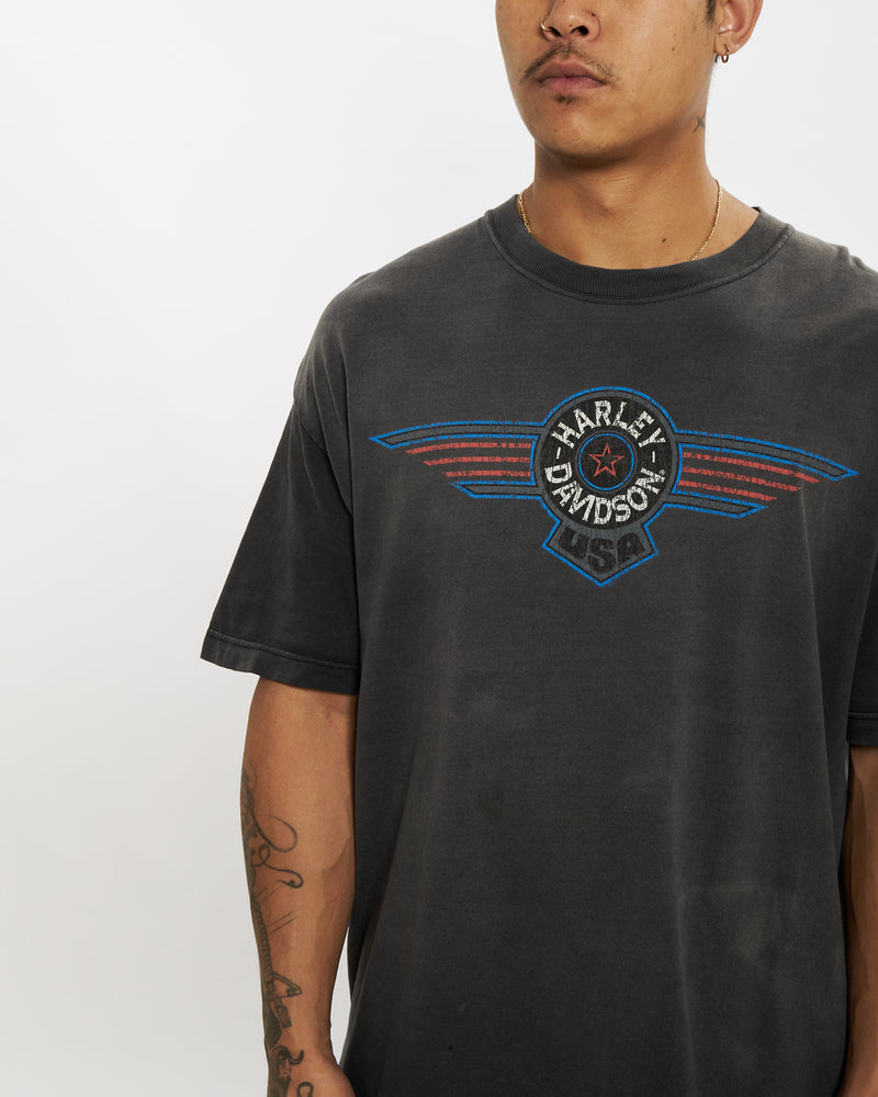 Vintage 90s Harley Davidson Tee <br>XL , The Real Deal , newtown, sydney, australia, thrift store, opshop, preloved, secondhand, sustainable, retro, antique, 70s, 80s, 90s, 2000s, 00s, fashion, clothing, streetwear, trendy, garment, style, boutique, store, shop, archive, sale, cheap, best, top