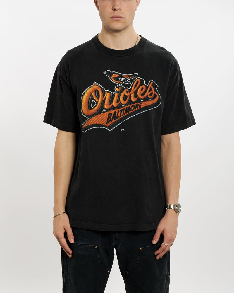 Vintage 90s MLB Baltimore Orioles Tee <br>L , The Real Deal , newtown, sydney, australia, thrift store, opshop, preloved, secondhand, sustainable, retro, antique, 70s, 80s, 90s, 2000s, 00s, fashion, clothing, streetwear, trendy, garment, style, boutique, store, shop, archive, sale, cheap, best, top