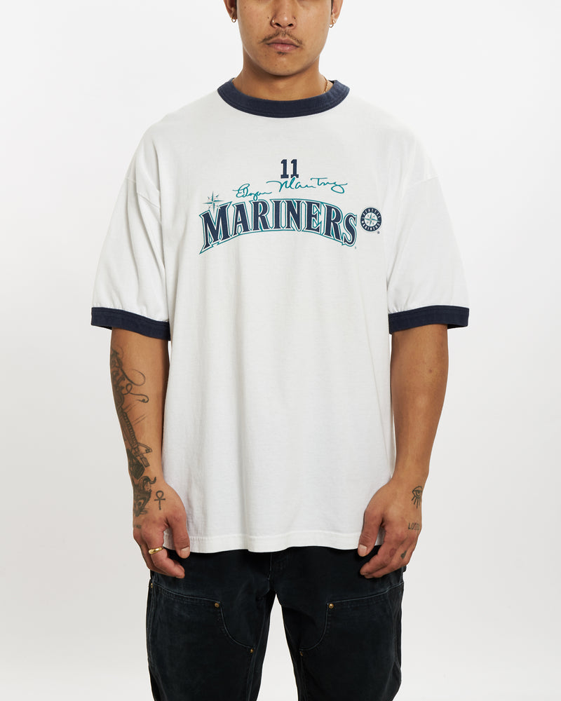 Vintage MLB Seattle Mariners Tee <br>XL , The Real Deal , newtown, sydney, australia, thrift store, opshop, preloved, secondhand, sustainable, retro, antique, 70s, 80s, 90s, 2000s, 00s, fashion, clothing, streetwear, trendy, garment, style, boutique, store, shop, archive, sale, cheap, best, top