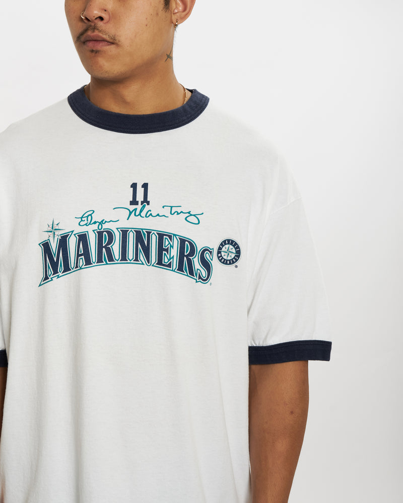 Vintage MLB Seattle Mariners Tee <br>XL , The Real Deal , newtown, sydney, australia, thrift store, opshop, preloved, secondhand, sustainable, retro, antique, 70s, 80s, 90s, 2000s, 00s, fashion, clothing, streetwear, trendy, garment, style, boutique, store, shop, archive, sale, cheap, best, top