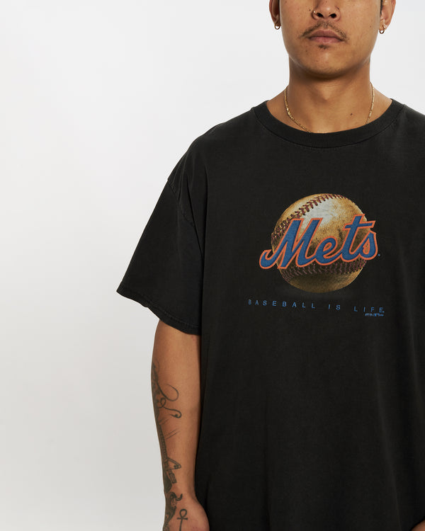 Vintage 1999 MLB New York Mets Tee <br>XL , The Real Deal , newtown, sydney, australia, thrift store, opshop, preloved, secondhand, sustainable, retro, antique, 70s, 80s, 90s, 2000s, 00s, fashion, clothing, streetwear, trendy, garment, style, boutique, store, shop, archive, sale, cheap, best, top