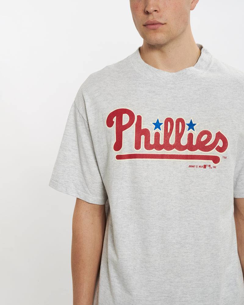 Vintage 1992 MLB Philadelphia Phillies Tee <br>L , The Real Deal , newtown, sydney, australia, thrift store, opshop, preloved, secondhand, sustainable, retro, antique, 70s, 80s, 90s, 2000s, 00s, fashion, clothing, streetwear, trendy, garment, style, boutique, store, shop, archive, sale, cheap, best, top