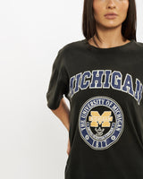 Vintage University of Michigan Tee <br>S , The Real Deal , newtown, sydney, australia, thrift store, opshop, preloved, secondhand, sustainable, retro, antique, 70s, 80s, 90s, 2000s, 00s, fashion, clothing, streetwear, trendy, garment, style, boutique, store, shop, archive, sale, cheap, best, top