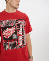 Vintage 1997 NHL Detroit Red Wings Tee <br>L