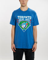 Vintage 1988 MLB Toronto Blue Jays Tee <br>L , The Real Deal , newtown, sydney, australia, thrift store, opshop, preloved, secondhand, sustainable, retro, antique, 70s, 80s, 90s, 2000s, 00s, fashion, clothing, streetwear, trendy, garment, style, boutique, store, shop, archive, sale, cheap, best, top