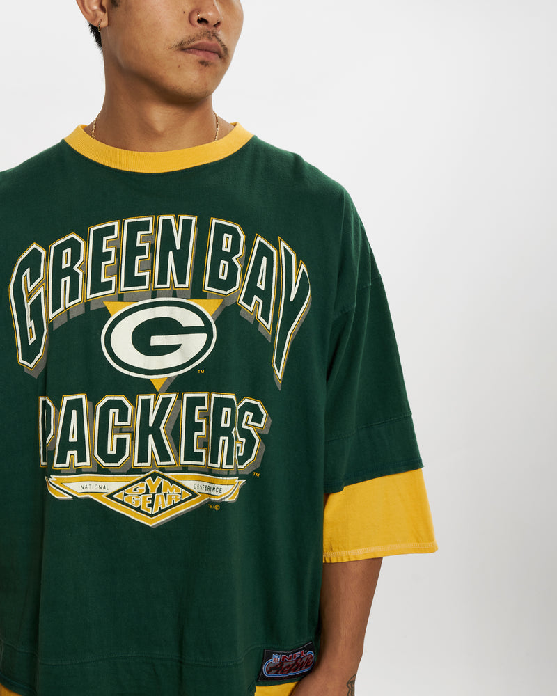 Vintage 90s NFL Green Bay Packers Jersey <br>XL , The Real Deal , newtown, sydney, australia, thrift store, opshop, preloved, secondhand, sustainable, retro, antique, 70s, 80s, 90s, 2000s, 00s, fashion, clothing, streetwear, trendy, garment, style, boutique, store, shop, archive, sale, cheap, best, top