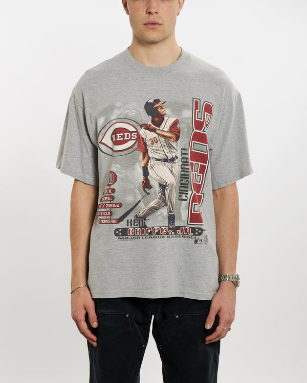 Vintage MLB Cincinnati Reds Tee <br>L , The Real Deal , newtown, sydney, australia, thrift store, opshop, preloved, secondhand, sustainable, retro, antique, 70s, 80s, 90s, 2000s, 00s, fashion, clothing, streetwear, trendy, garment, style, boutique, store, shop, archive, sale, cheap, best, top