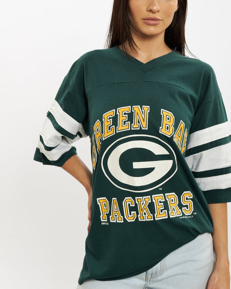 Vintage 1993 NFL Green Bay Packers Jersey <br>S , The Real Deal , newtown, sydney, australia, thrift store, opshop, preloved, secondhand, sustainable, retro, antique, 70s, 80s, 90s, 2000s, 00s, fashion, clothing, streetwear, trendy, garment, style, boutique, store, shop, archive, sale, cheap, best, top