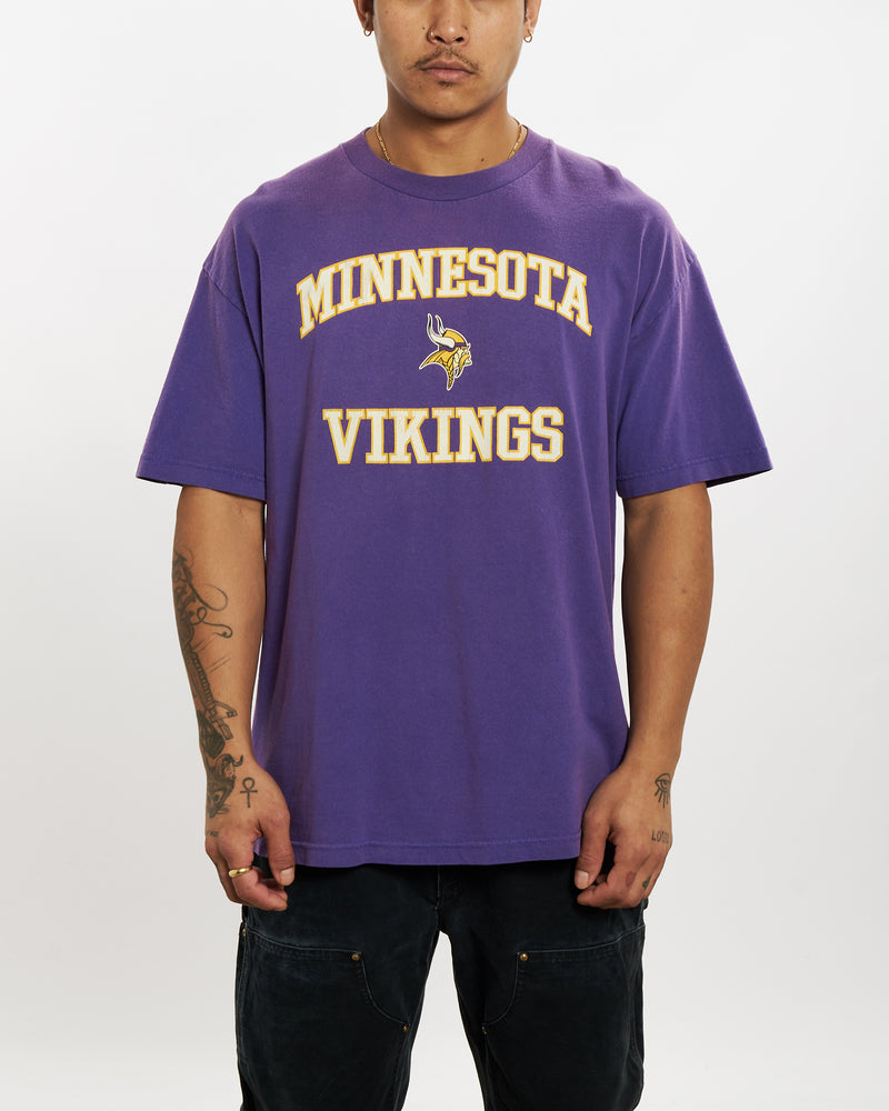 Vintage NFL Minnesota Vikings Tee <br>XL , The Real Deal , newtown, sydney, australia, thrift store, opshop, preloved, secondhand, sustainable, retro, antique, 70s, 80s, 90s, 2000s, 00s, fashion, clothing, streetwear, trendy, garment, style, boutique, store, shop, archive, sale, cheap, best, top