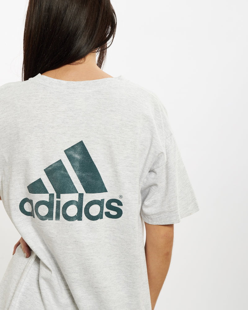 Vintage 1996 Adidas Soccer Tee <br>S , The Real Deal , newtown, sydney, australia, thrift store, opshop, preloved, secondhand, sustainable, retro, antique, 70s, 80s, 90s, 2000s, 00s, fashion, clothing, streetwear, trendy, garment, style, boutique, store, shop, archive, sale, cheap, best, top