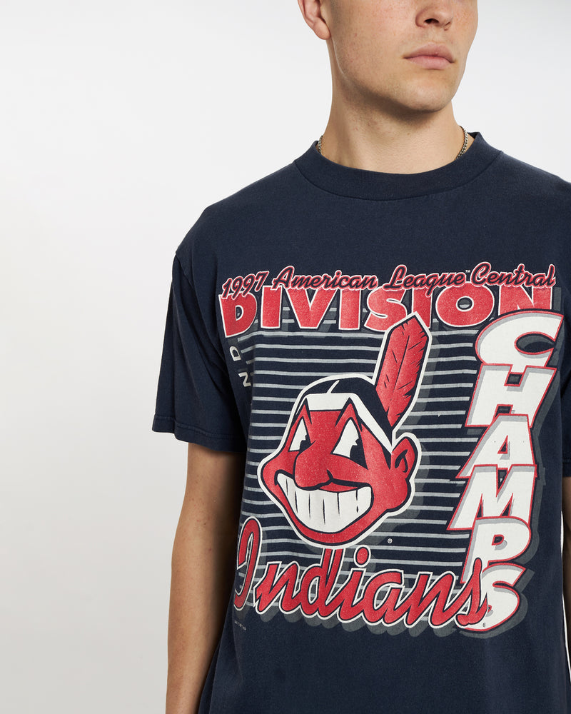 Vintage 1997 MLB Cleveland Indians Tee <br>M