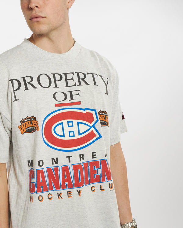 Vintage 1992 NHL Montreal Canadiens Tee <br>L , The Real Deal , newtown, sydney, australia, thrift store, opshop, preloved, secondhand, sustainable, retro, antique, 70s, 80s, 90s, 2000s, 00s, fashion, clothing, streetwear, trendy, garment, style, boutique, store, shop, archive, sale, cheap, best, top