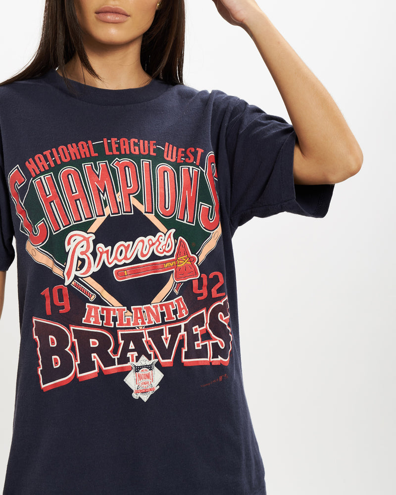 Vintage 1992 MLB Atlanta Braves Tee <br>S