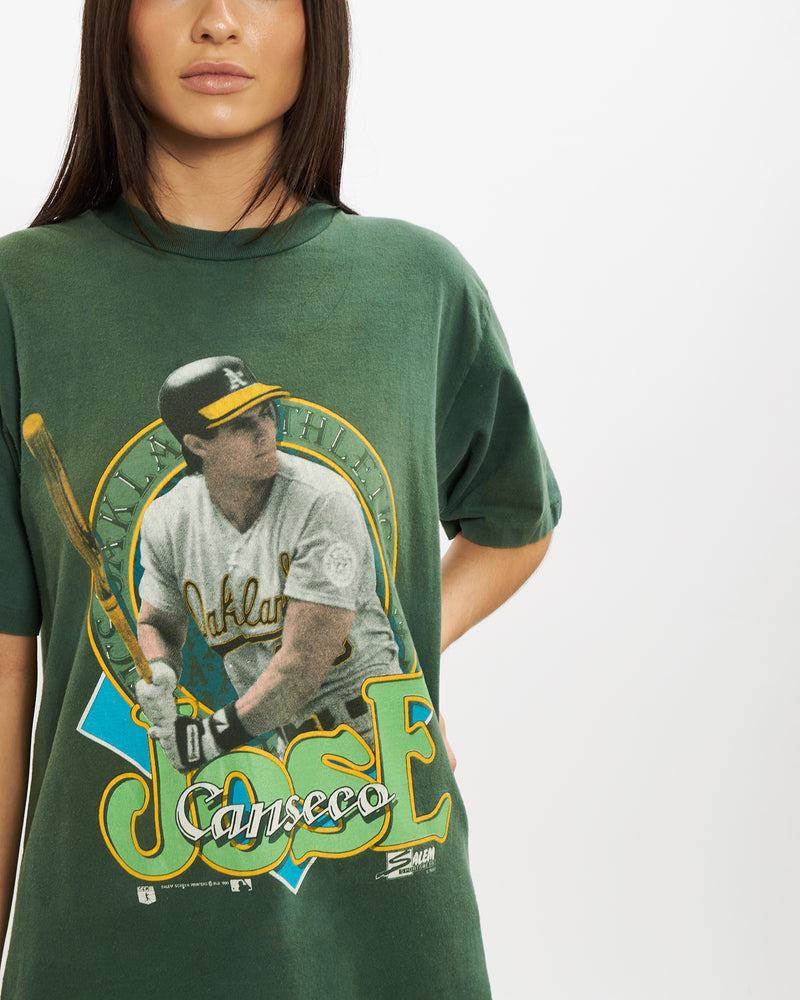 Vintage 1990 MLB Oakland Athletics Tee <br>S