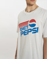 Vintage 80s Diet Pepsi Tee <br>L , The Real Deal , newtown, sydney, australia, thrift store, opshop, preloved, secondhand, sustainable, retro, antique, 70s, 80s, 90s, 2000s, 00s, fashion, clothing, streetwear, trendy, garment, style, boutique, store, shop, archive, sale, cheap, best, top