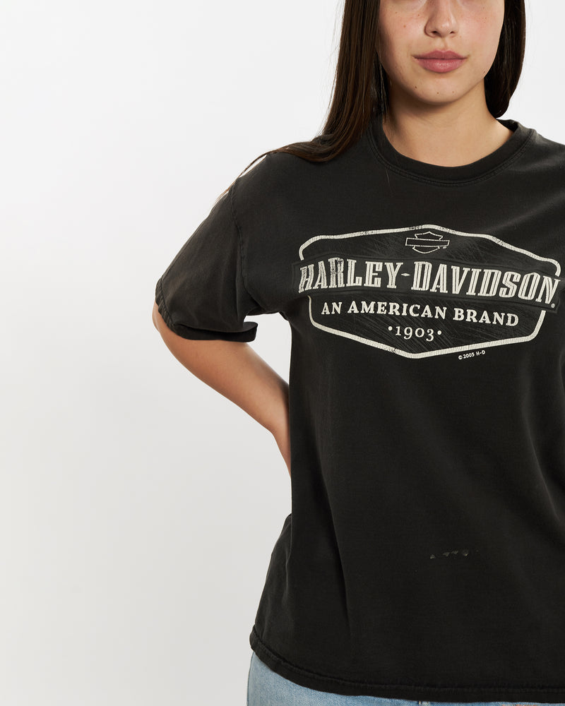 Vintage Harley Davidson Tee <br>M , The Real Deal , newtown, sydney, australia, thrift store, opshop, preloved, secondhand, sustainable, retro, antique, 70s, 80s, 90s, 2000s, 00s, fashion, clothing, streetwear, trendy, garment, style, boutique, store, shop, archive, sale, cheap, best, top