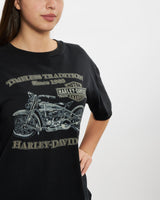 Vintage Harley Davidson Tee <br>M , The Real Deal , newtown, sydney, australia, thrift store, opshop, preloved, secondhand, sustainable, retro, antique, 70s, 80s, 90s, 2000s, 00s, fashion, clothing, streetwear, trendy, garment, style, boutique, store, shop, archive, sale, cheap, best, top