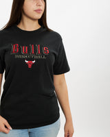 Vintage 90s NBA Chicago Bulls Embroidered Tee <br>M