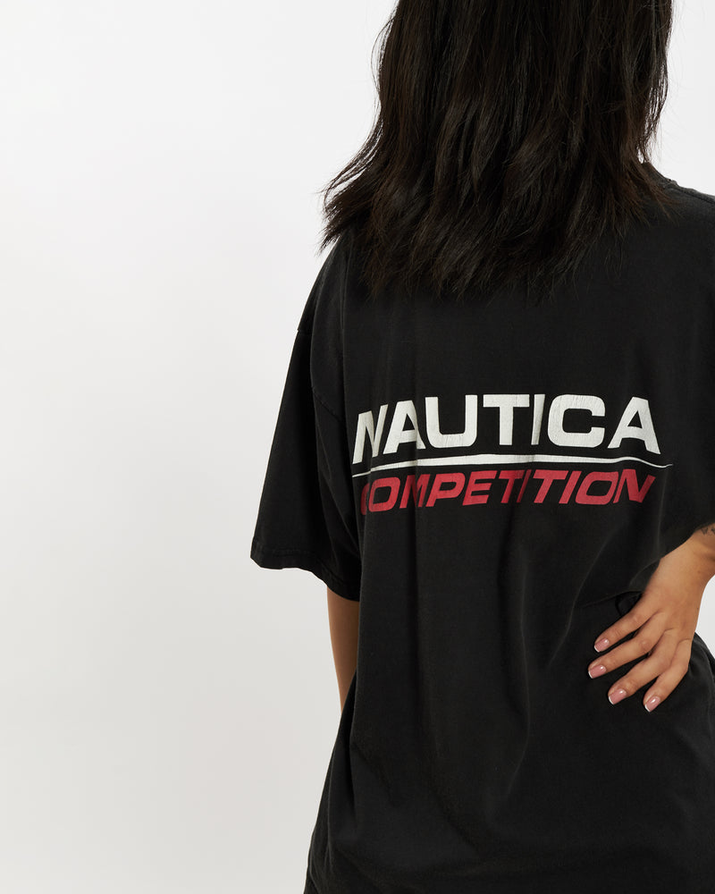 Vintage 90s Nautica Competition Tee <br>M , The Real Deal , newtown, sydney, australia, thrift store, opshop, preloved, secondhand, sustainable, retro, antique, 70s, 80s, 90s, 2000s, 00s, fashion, clothing, streetwear, trendy, garment, style, boutique, store, shop, archive, sale, cheap, best, top