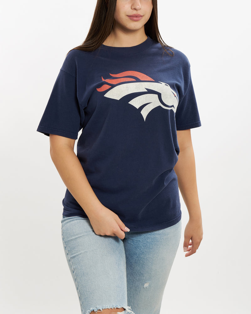 Vintage 90s NFL Denver Broncos Tee <br>M , The Real Deal , newtown, sydney, australia, thrift store, opshop, preloved, secondhand, sustainable, retro, antique, 70s, 80s, 90s, 2000s, 00s, fashion, clothing, streetwear, trendy, garment, style, boutique, store, shop, archive, sale, cheap, best, top