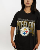 Vintage 90s NFL Pittsburgh Steelers Tee <br>M , The Real Deal , newtown, sydney, australia, thrift store, opshop, preloved, secondhand, sustainable, retro, antique, 70s, 80s, 90s, 2000s, 00s, fashion, clothing, streetwear, trendy, garment, style, boutique, store, shop, archive, sale, cheap, best, top