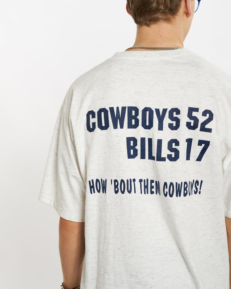 Vintage 90s NFL Dallas Cowboys Tee <br>L , The Real Deal , newtown, sydney, australia, thrift store, opshop, preloved, secondhand, sustainable, retro, antique, 70s, 80s, 90s, 2000s, 00s, fashion, clothing, streetwear, trendy, garment, style, boutique, store, shop, archive, sale, cheap, best, top