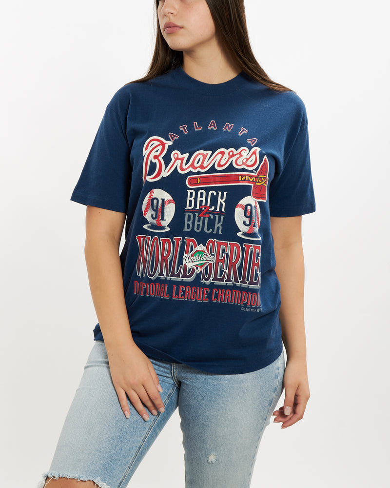 Vintage 1992 MLB Atlanta Braves Tee <br>M