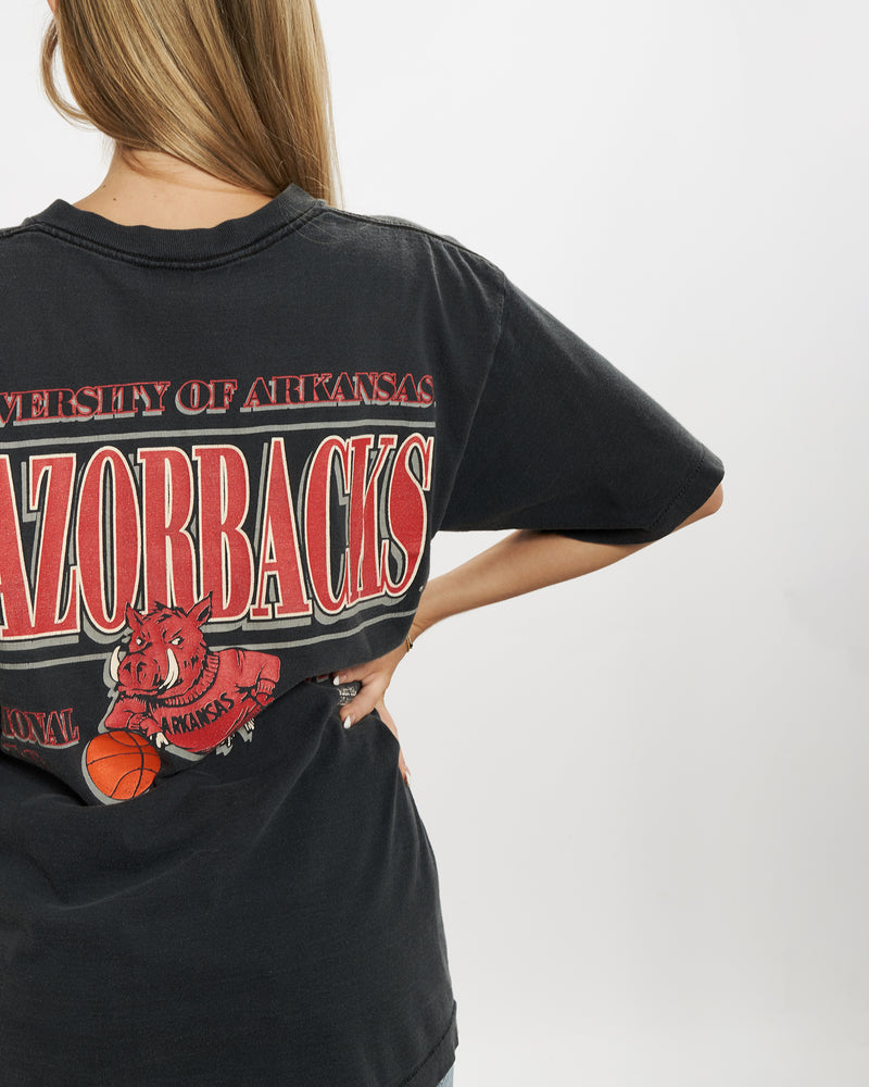 Vintage 1994 NCAA University Of Arkansas Razorbacks Tee <br>M