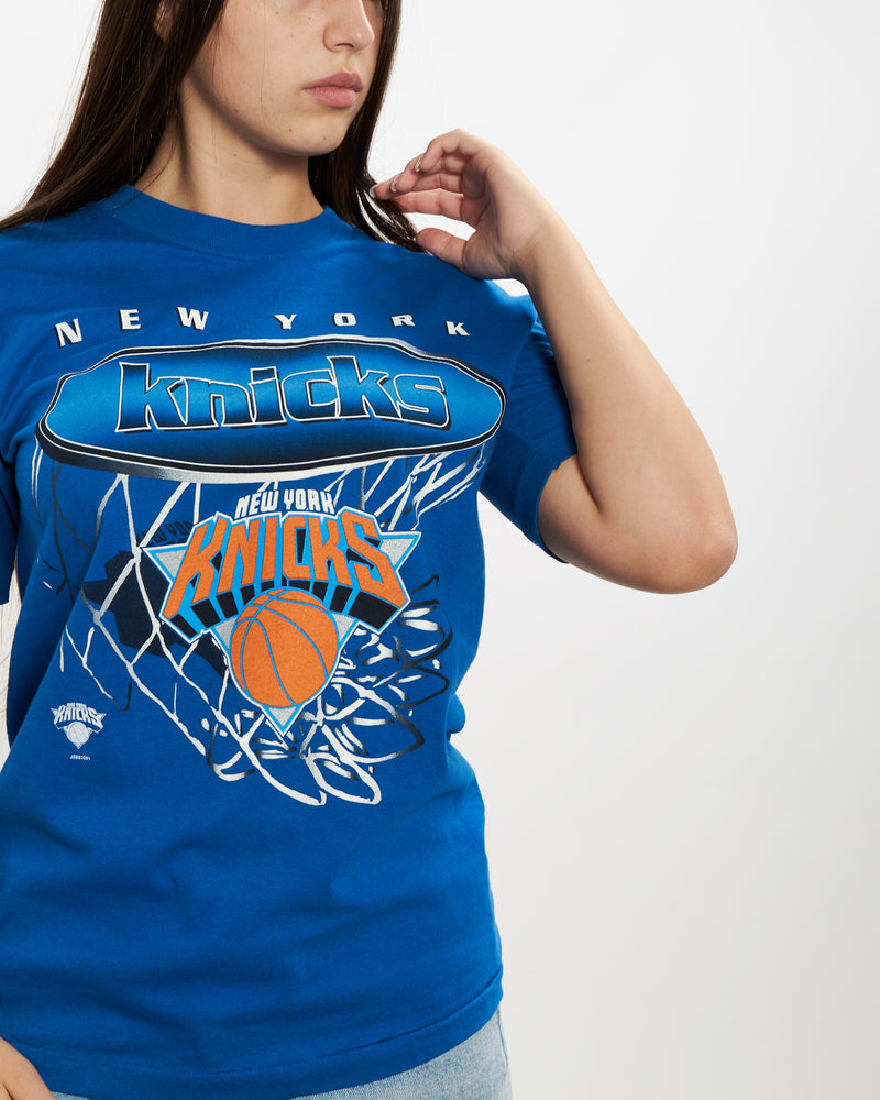 Vintage 90s NBA New York Knicks Tee <br>M , The Real Deal , newtown, sydney, australia, thrift store, opshop, preloved, secondhand, sustainable, retro, antique, 70s, 80s, 90s, 2000s, 00s, fashion, clothing, streetwear, trendy, garment, style, boutique, store, shop, archive, sale, cheap, best, top