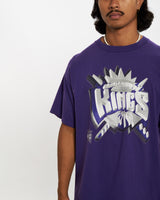 Vintage 90s NBA Sacramento Kings Tee <br>L , The Real Deal , newtown, sydney, australia, thrift store, opshop, preloved, secondhand, sustainable, retro, antique, 70s, 80s, 90s, 2000s, 00s, fashion, clothing, streetwear, trendy, garment, style, boutique, store, shop, archive, sale, cheap, best, top