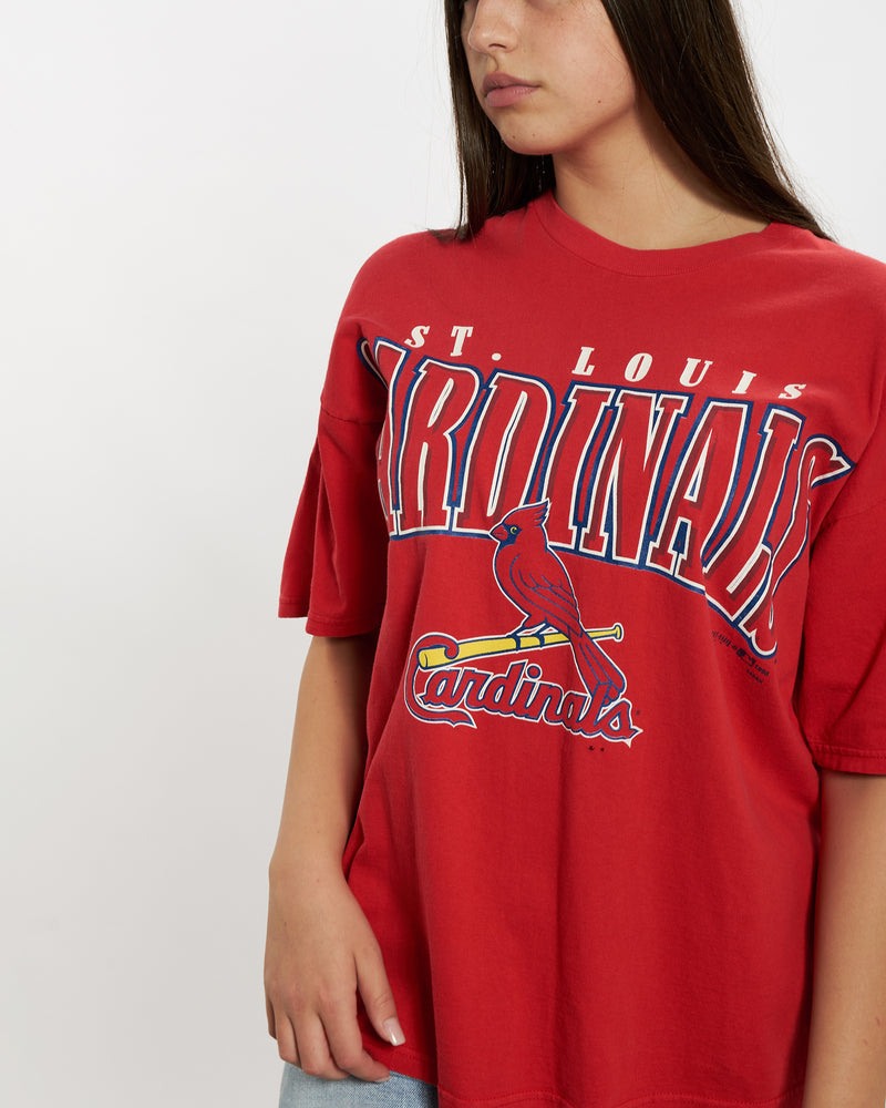 Vintage 1998 MLB St. Louis Cardinals Tee <br>M , The Real Deal , newtown, sydney, australia, thrift store, opshop, preloved, secondhand, sustainable, retro, antique, 70s, 80s, 90s, 2000s, 00s, fashion, clothing, streetwear, trendy, garment, style, boutique, store, shop, archive, sale, cheap, best, top