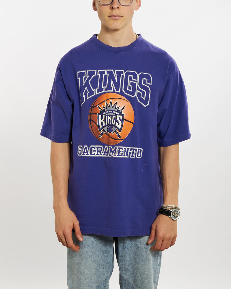 Vintage NBA Sacramento Kings Tee <br>L , The Real Deal , newtown, sydney, australia, thrift store, opshop, preloved, secondhand, sustainable, retro, antique, 70s, 80s, 90s, 2000s, 00s, fashion, clothing, streetwear, trendy, garment, style, boutique, store, shop, archive, sale, cheap, best, top