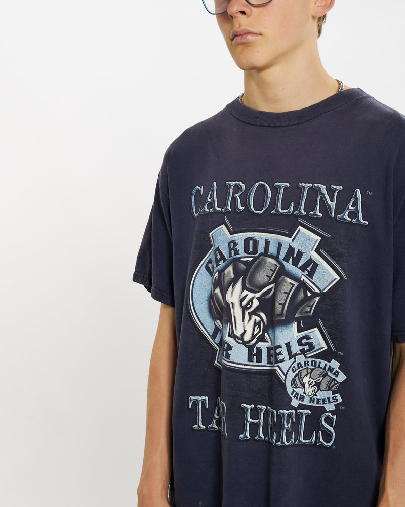 Vintage University Of North Carolina Tar Heels Tee <br>L , The Real Deal , newtown, sydney, australia, thrift store, opshop, preloved, secondhand, sustainable, retro, antique, 70s, 80s, 90s, 2000s, 00s, fashion, clothing, streetwear, trendy, garment, style, boutique, store, shop, archive, sale, cheap, best, top