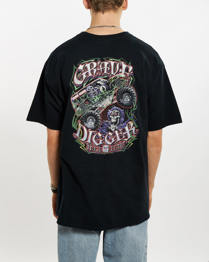 Vintage Gravedigger Monster Truck Tee <br>L