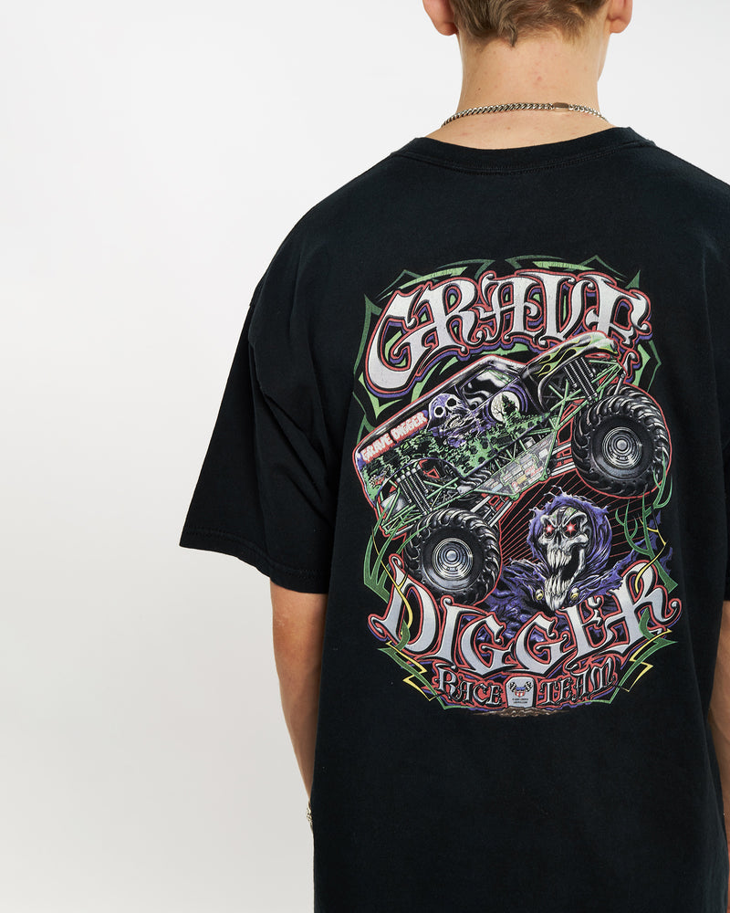 Vintage Gravedigger Monster Truck Tee <br>L