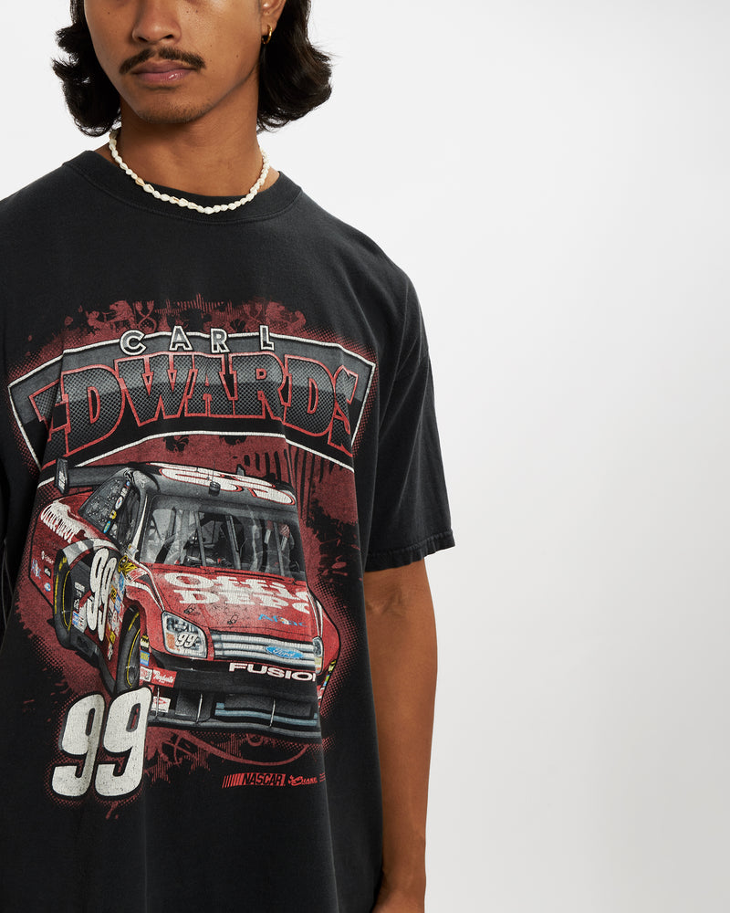 Vintage 90s NASCAR Tee <br>L , The Real Deal , newtown, sydney, australia, thrift store, opshop, preloved, secondhand, sustainable, retro, antique, 70s, 80s, 90s, 2000s, 00s, fashion, clothing, streetwear, trendy, garment, style, boutique, store, shop, archive, sale, cheap, best, top