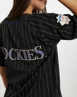 Vintage 90s Starter MLB Colorado Rockies Jersey <br>M