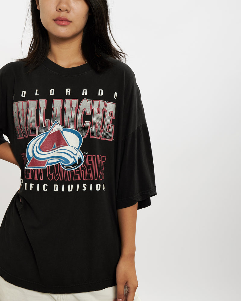 Vintage 90s NHL Colorado Avalanche Tee <br>M , The Real Deal , newtown, sydney, australia, thrift store, opshop, preloved, secondhand, sustainable, retro, antique, 70s, 80s, 90s, 2000s, 00s, fashion, clothing, streetwear, trendy, garment, style, boutique, store, shop, archive, sale, cheap, best, top