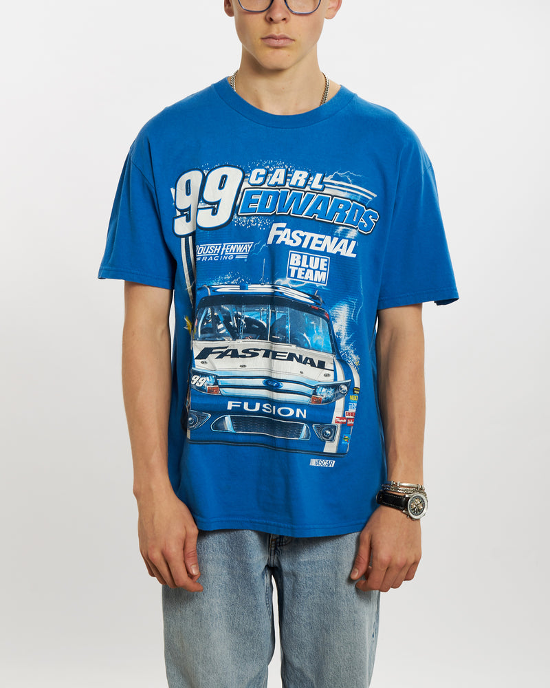 Vintage NASCAR Racing Tee <br>L , The Real Deal , newtown, sydney, australia, thrift store, opshop, preloved, secondhand, sustainable, retro, antique, 70s, 80s, 90s, 2000s, 00s, fashion, clothing, streetwear, trendy, garment, style, boutique, store, shop, archive, sale, cheap, best, top