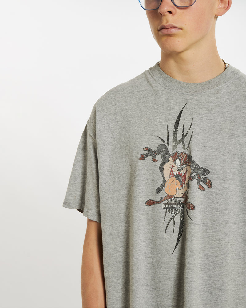 Vintage Looney Tunes X Harley Davidson Tee <br>L