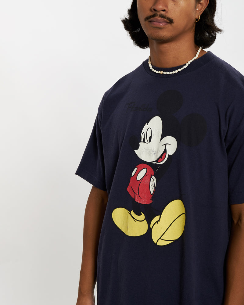 Vintage Disney Mickey Mouse 'Florida' Tee <br>L , The Real Deal , newtown, sydney, australia, thrift store, opshop, preloved, secondhand, sustainable, retro, antique, 70s, 80s, 90s, 2000s, 00s, fashion, clothing, streetwear, trendy, garment, style, boutique, store, shop, archive, sale, cheap, best, top