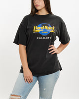 Vintage 1989 Hard Rock Cafe 'Calgary' Tee <br>M , The Real Deal , newtown, sydney, australia, thrift store, opshop, preloved, secondhand, sustainable, retro, antique, 70s, 80s, 90s, 2000s, 00s, fashion, clothing, streetwear, trendy, garment, style, boutique, store, shop, archive, sale, cheap, best, top